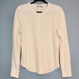 Vince thermal knit long sleeve henly